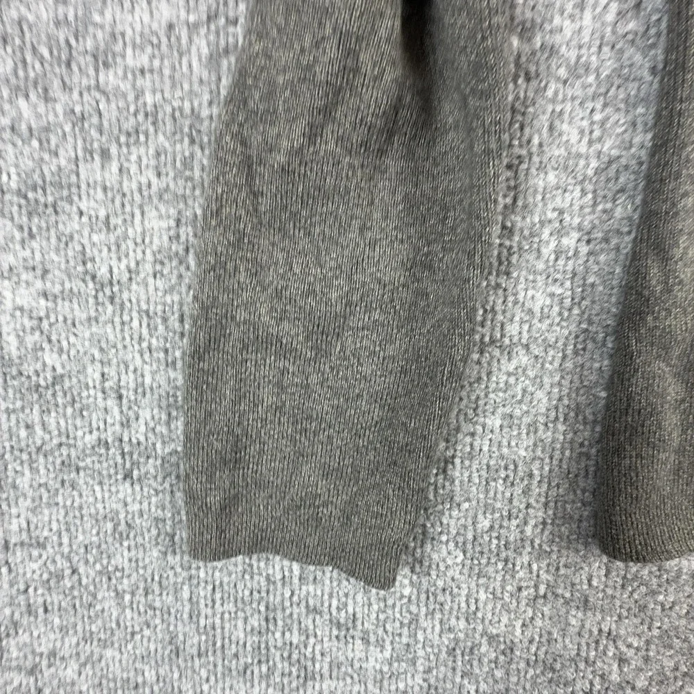 Old Navy Sweater Mens Medium Gray V Neck Wool Blend Knit Pullover Long Sleeve